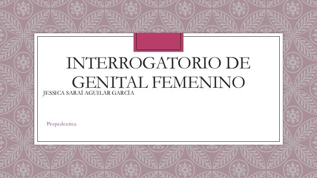 interrogatorio ginecologico